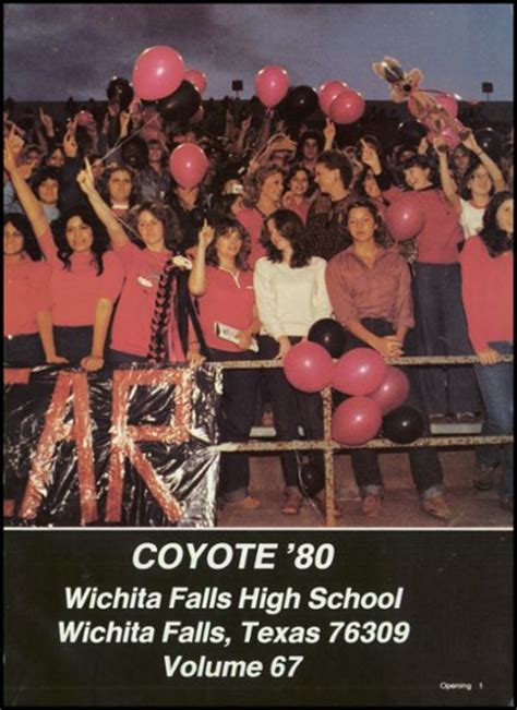 Explore 1980 Wichita Falls High School Yearbook, Wichita Falls TX ...