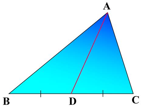 Median of a triangle - Cuemath