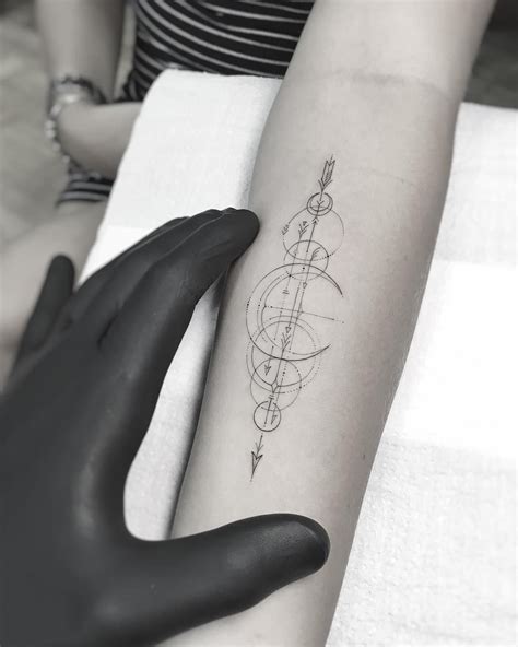 Moon phases. | Moon tattoo designs, Shape tattoo, Geometric tattoo