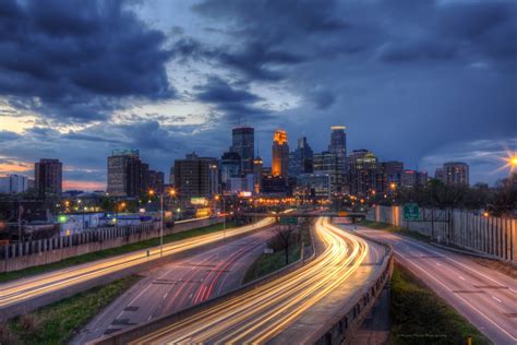 Minneapolis Skyline at Night - Let There Be Light Fine Art ...