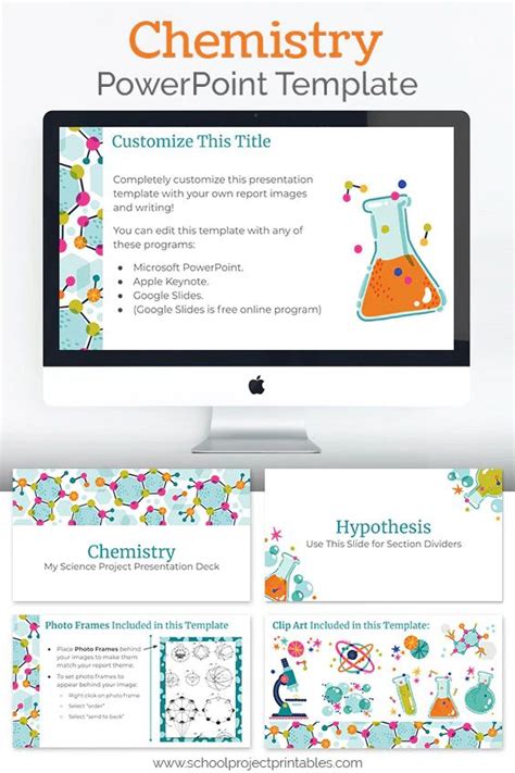 Chemistry Science Fair - PowerPoint Template Theme | Science powerpoint ...