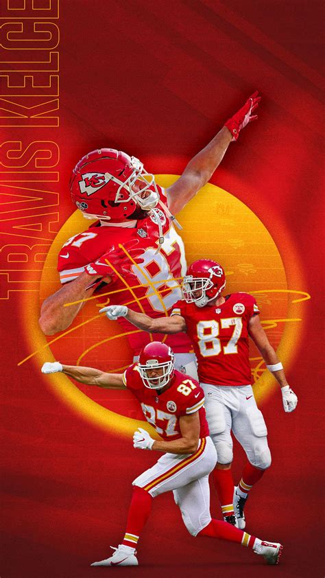 Ladda ner Backgroundtravis Kelce Kc Chiefs Telefonbakgrund. Wallpaper ...