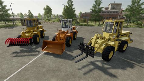 Amkodor TO-18B wheel loader v1.0 FS22 Mod | Farming Simulator 22 Mod