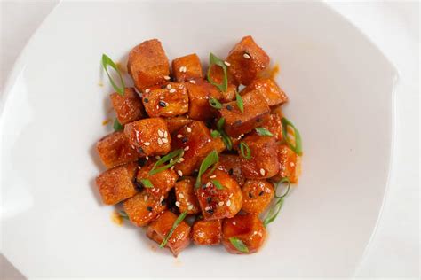 Spicy Korean Fried Tofu - Don't Touch My Knife