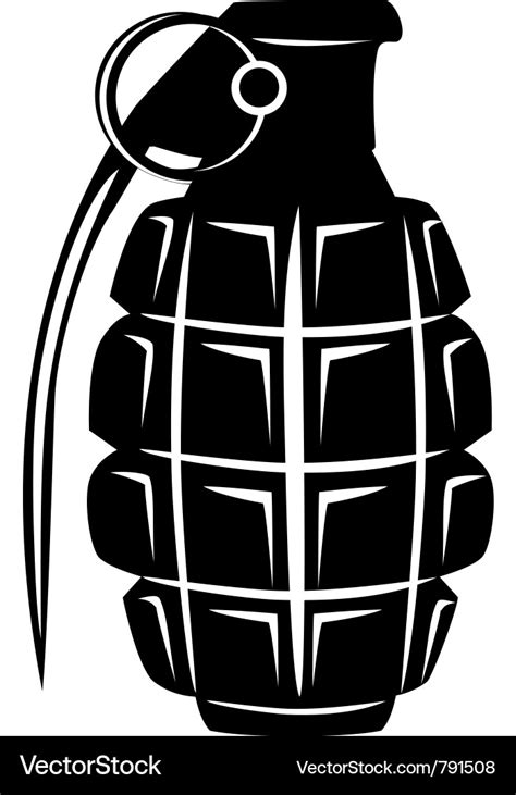 Grenade Royalty Free Vector Image - VectorStock