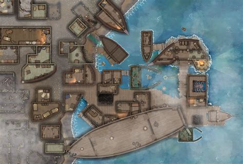 Waterdeep Dragon Heist - Mistshore [53x36 70PPI] : WaterdeepDragonHeist ...