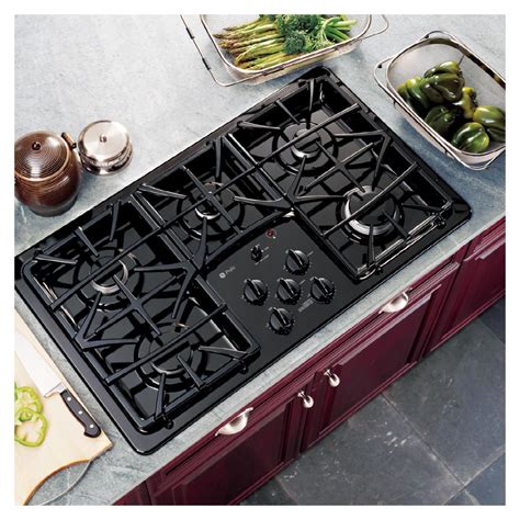 GE Profile 36-Inch 5-Burner Gas Cooktop (Color: Black) at Lowes.com