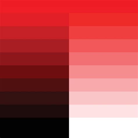 Red Gradient Color Palette 46263683 Vector Art at Vecteezy