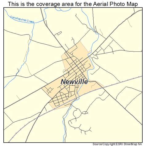 Aerial Photography Map of Newville, PA Pennsylvania