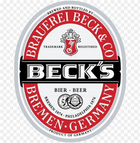 Free download | HD PNG becks bier beer label vector logo becks beer ...