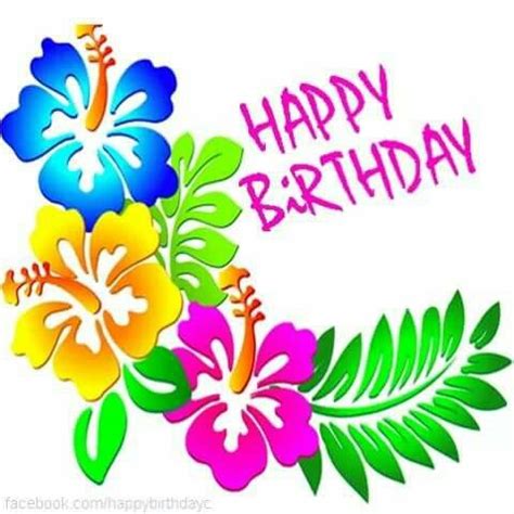 Happy Birthday Hawaiian Style Images - Birthday Wishes