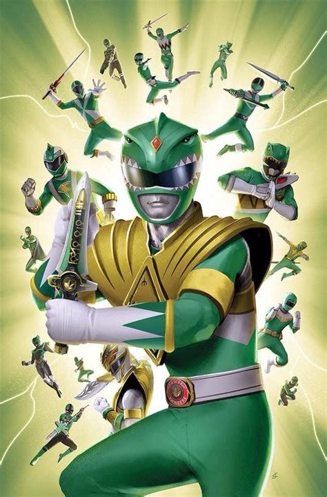 Mighty Morphin Power Rangers: Green Ranger 1:6 Scale Figure Three A ...