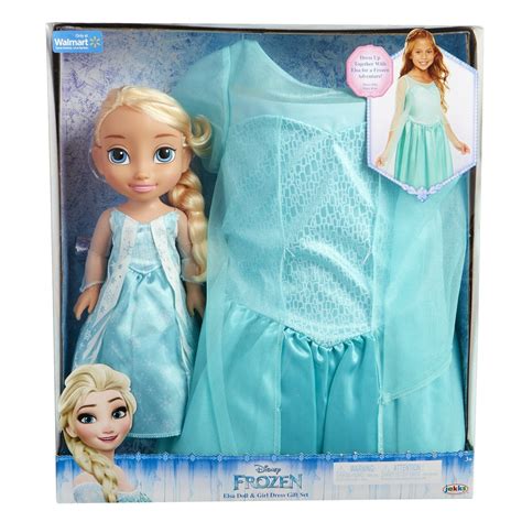 Disney Princess Toddler Doll and Dress Gift Set, Elsa - Walmart.com ...