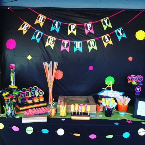 46 11th birthday ideas | glow party, neon party, neon birthday