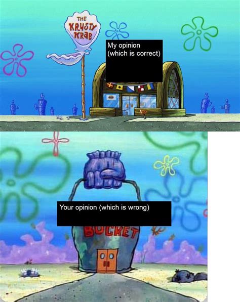 ha ha first time memeing :) by DingDongVG | Krusty Krab vs. Chum Bucket ...