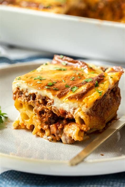 Greek Pastitsio Recipe - comforting and great for a crowd - Sugar Salt ...