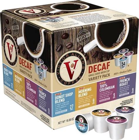 Victor Allen's - Decaf Variety Pack Coffee Pods (54-Pack) - Walmart.com ...