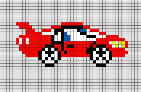 Lightning McQueen Pixel Art | Pixel art, Cross stitch geometric, Pixel ...