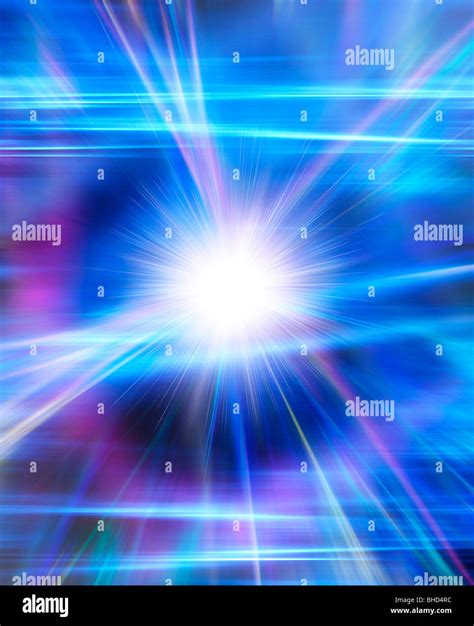 Burst of light Stock Photo - Alamy