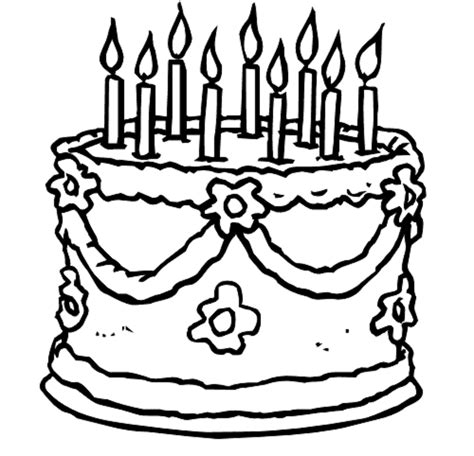 Birthday Cake Drawing Images at GetDrawings | Free download