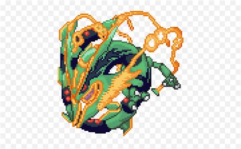 The Magic Of Internet - Shiny Mega Rayquaza Sprite Png,Rayquaza Png ...