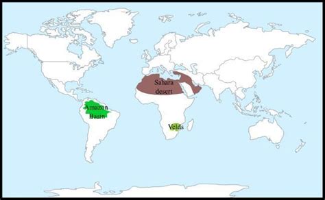 Sahara Desert Location On World Map