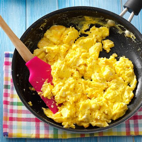 Fluffy Scrambled Eggs Recipe | Taste of Home