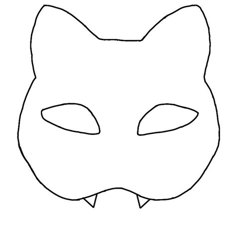 Therian mask base | Cat mask diy, Mask drawing, Drawing base