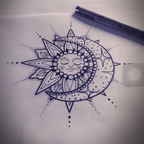 Sun And Moon Tattoos: Meanings, Ideas and Design Inspiration – TribeTats