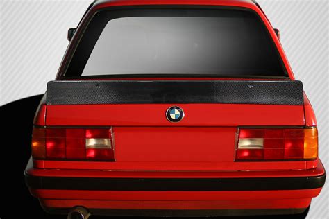 Carbon Fiber Wing Spoiler Body Kit for 1990 BMW 3 Series 0 - 1984-1991 ...