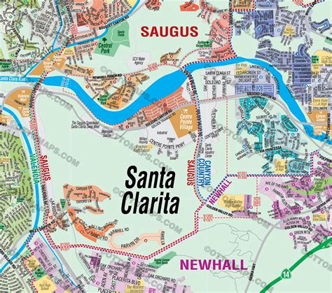 Santa Clarita Maps - FULL COLLECTION (Santa Clarita, Castaic, Newhall ...