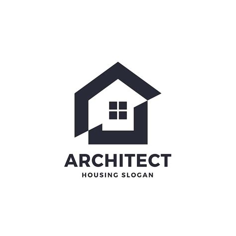 Premium Vector | House architect logo vector icon illustration