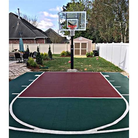 FlooringInc Outdoor Court Tiles, 1'x1' Basketball Volleyball Soccer ...