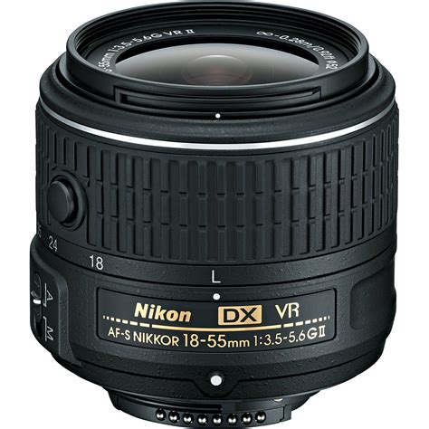 Nikon AF-S DX NIKKOR 18-55mm f/3.5-5.6G VR II Lens 2211 B&H