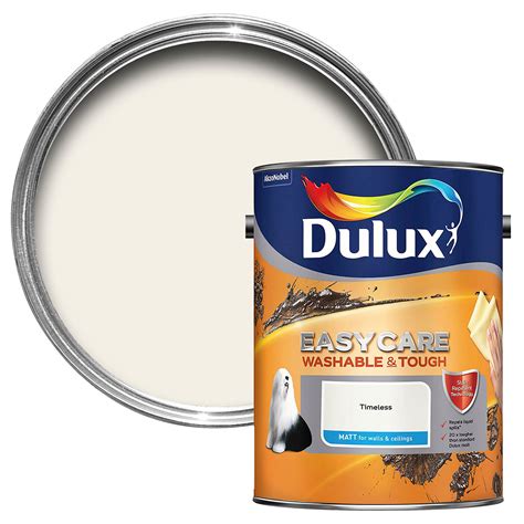 Dulux Easycare Timeless Matt Emulsion paint 5L | Departments | DIY at B&Q