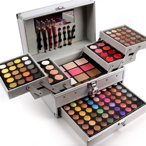 Wholesale Miss Rose Professional Makeup Set Box In Aluminum Three ...