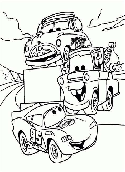 Disney Cars Coloring Pages Pdf - Coloring Home