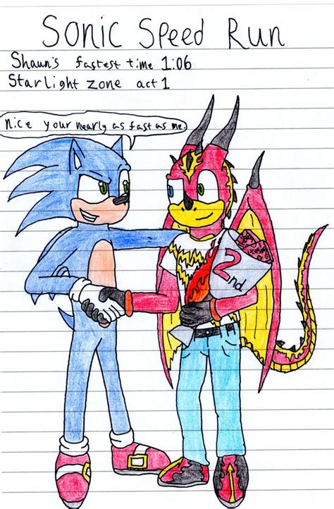 Sonic Speed Run Results :D by SHADOWSHAUN200 on DeviantArt