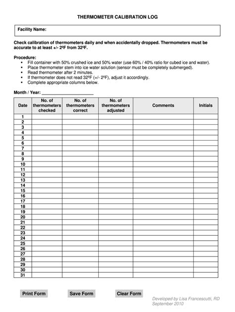 Probe calibration sheet: Fill out & sign online | DocHub