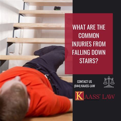 What Are the Common Injuries From Falling Down Stairs? - KAASS LAW