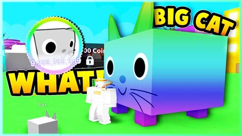 *NEW* Overpowered BIG CAT Pet! Pet Simulator | Roblox - YouTube