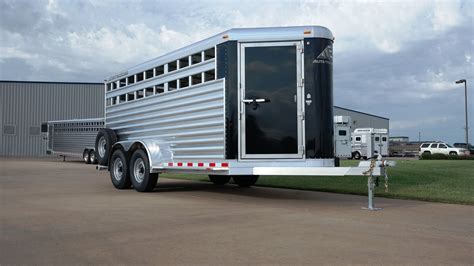 Bumper Pull Stock Aluminum Trailer - Elite Custom Aluminum Horse and ...