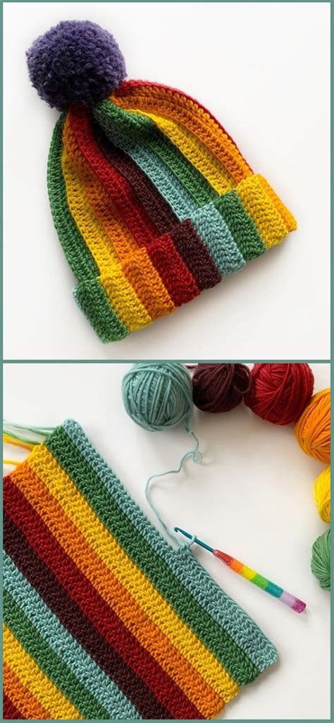 CROCHET RIBBED HAT - FREE PATTERN