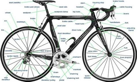 English Vocabulary: Different Parts of a Bicycle | Bmx bike parts, Bike ...