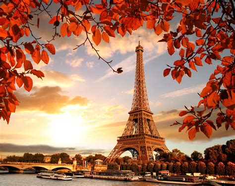 1680x1050 Eiffel Tower in Autumn France Paris Fall 1680x1050 Resolution ...