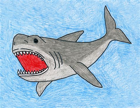 Shark, Megalodon · Art Projects for Kids