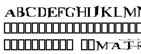 Matrix Font Download Free / LegionFonts