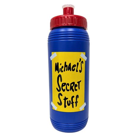 Michael's Secret Stuff Water Bottle Space Jam Michael Jordan Tune Squad ...