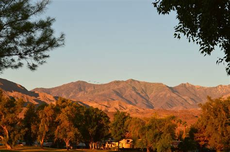 Life In Positudiness: Palm Springs, CA ~ Sunrise on our mountains