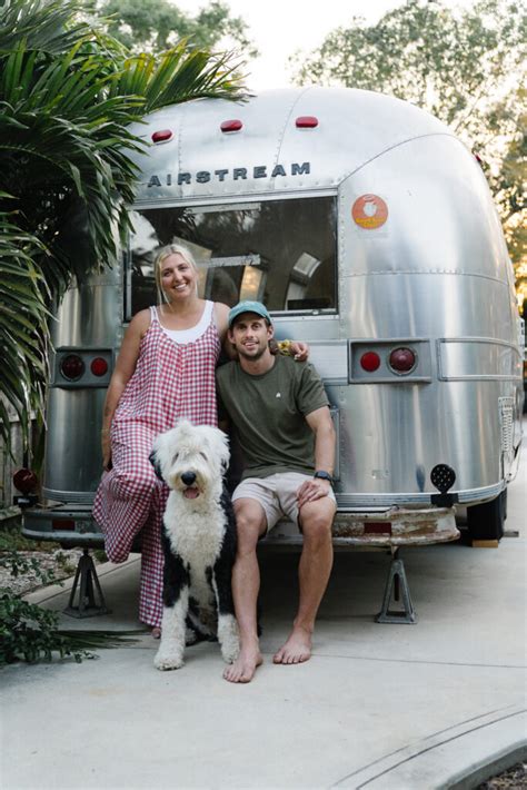 Vintage Airstream Renovation Backyard - Blushing Bungalow | So Cute You ...